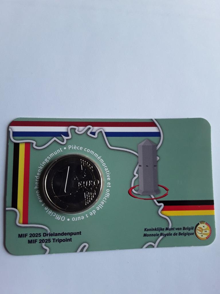 1 euro coincard belgie mif 2025, Ophalen of Verzenden