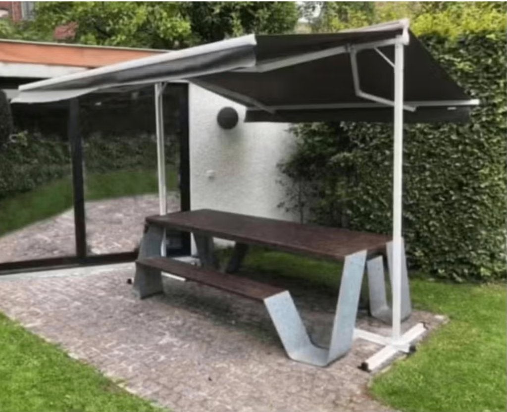 lounge parasol/ tuinscherm, Enlèvement, Utilisé