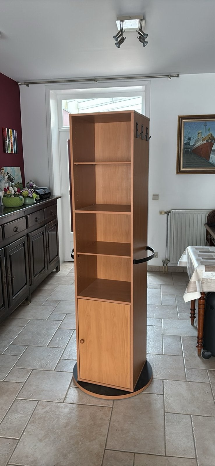 Draaibare (360 graden) opbergkast met spiegel, Ophalen, Overige materialen, ., Zo goed als nieuw