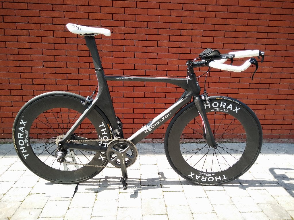 Nichelson Triathlon fiets XL, Fietsen en Brommers, Gebruikt, 10 tot 15 versnellingen, 61 tot 65 cm, Ophalen