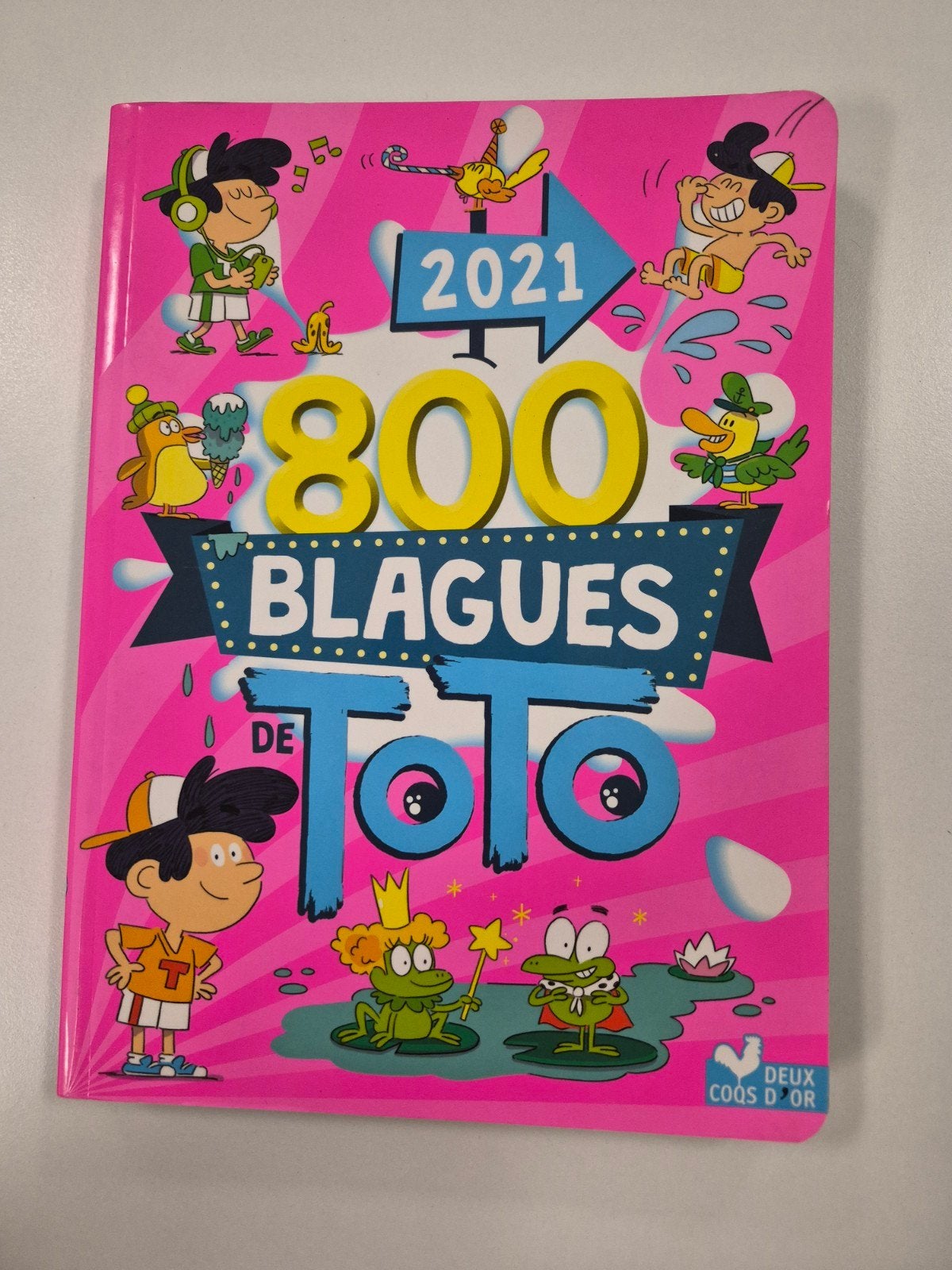 Livre "800 blagues de Toto", Enlèvement ou Envoi, Deux coqs d’or, Utilisé, Non-fiction