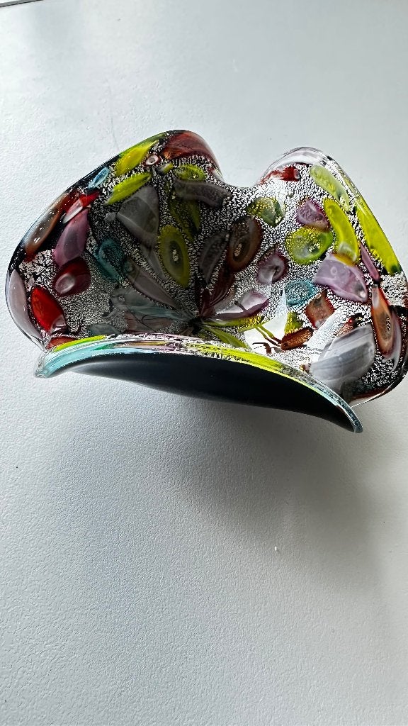 Coupelle Murano Tutti Frutti AVEM 1950 – ÉTAT PARFAIT !, Antiquités & Art, Antiquités | Verre & Cristal, Enlèvement ou Envoi