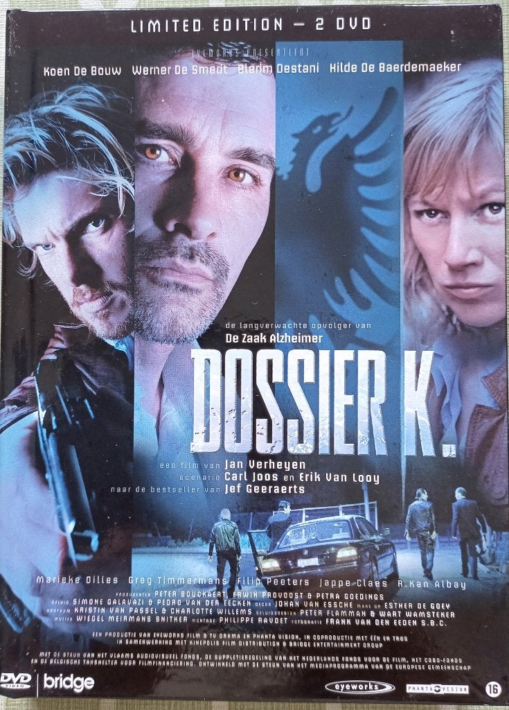 dvd DOSSIER K 2 DVD KOEN DE BOUW WERNER DE SMEDT, Ophalen of Verzenden, Zo goed als nieuw, Thriller
