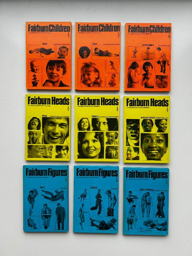 Fairburn System Visual References COMPLETE SET 9 Boeken, Boeken, Kunst en Cultuur | Fotografie en Design, Gelezen, Fairburn System