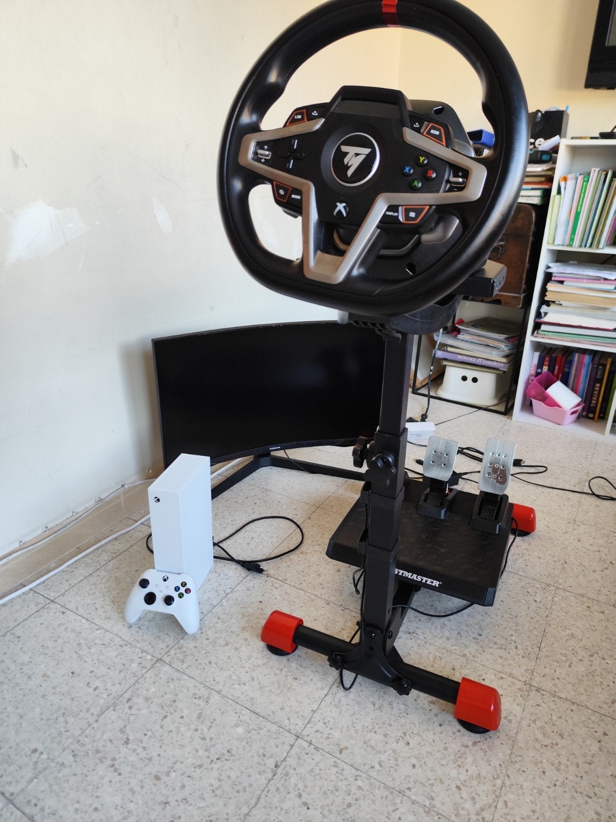 Xbox-serie S + Thrustmaster + Oddessey G5, Games en Spelcomputers, Ophalen of Verzenden, Zo goed als nieuw, Xbox Series S