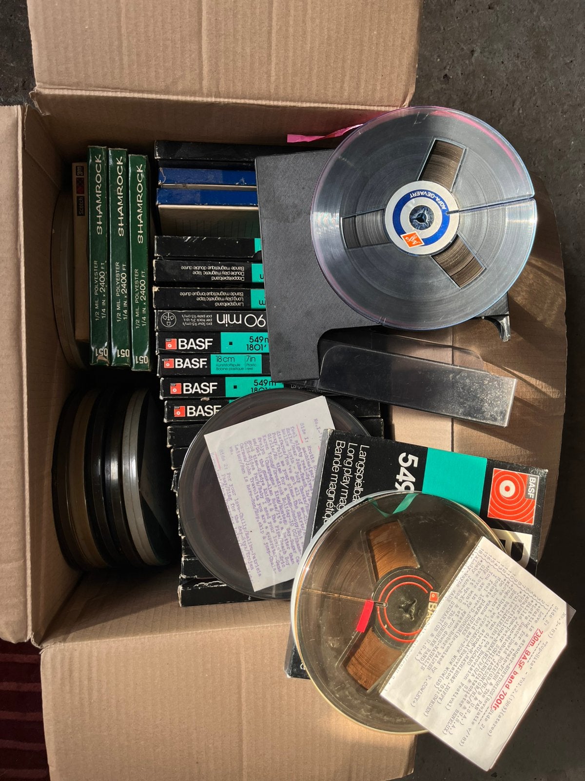 48 tapes voor bandrecorder., Ophalen, Bandrecorder