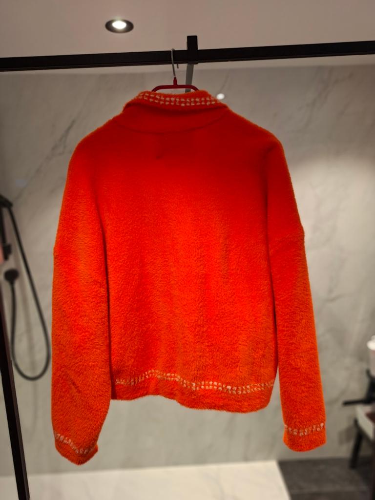 NIEUW/Jas met sjaal/Essentiel Antwerp/Maat L, Kleding | Dames, Essentiel Antwerp, Ophalen, Maat 42/44 (L), Oranje