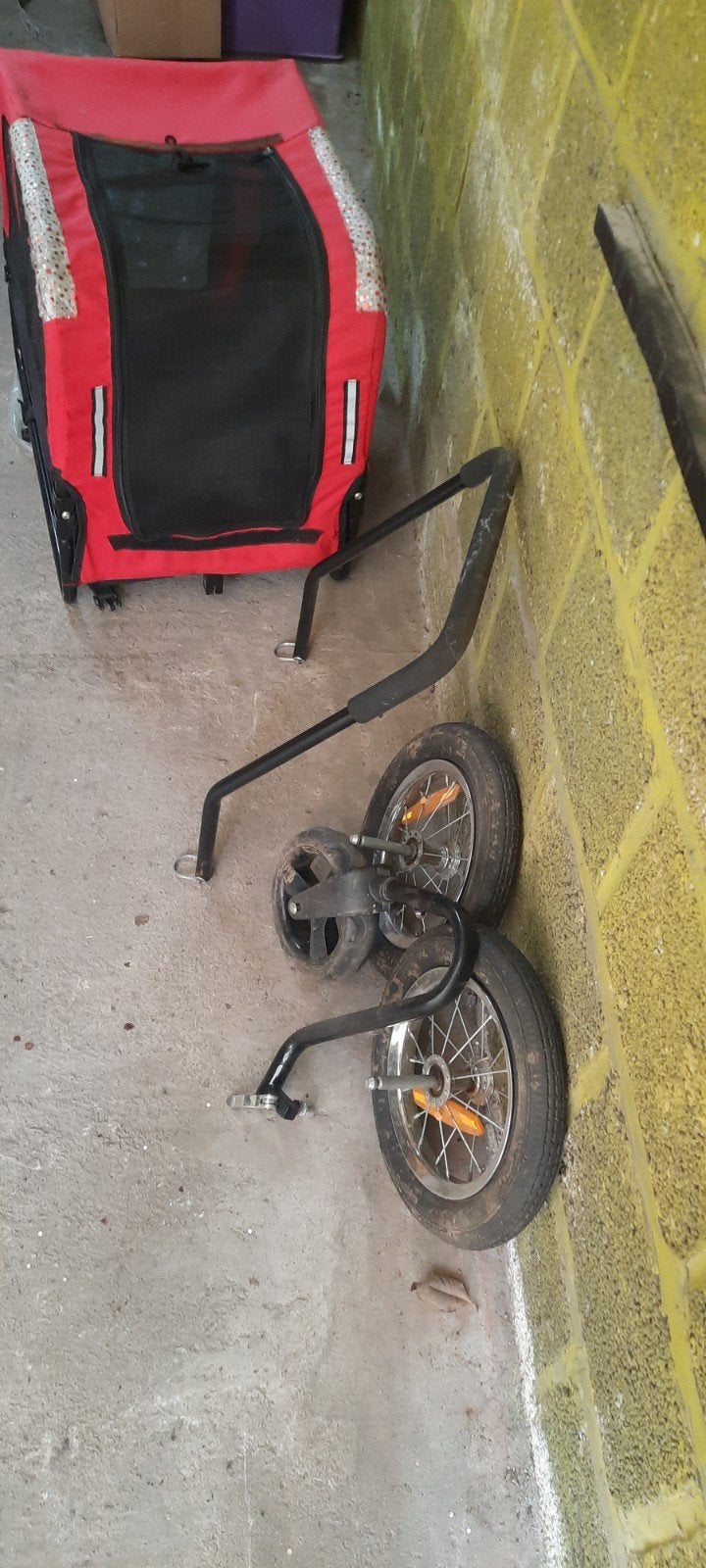 fiets kar, Ophalen, Gebruikt, Hondenkar