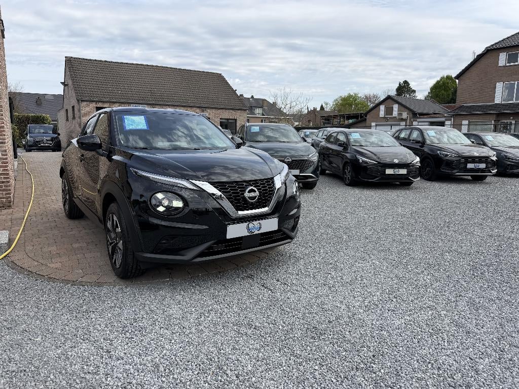 Nissan Juke 1.0 DIG-T 114PK DCT COMFORT/PACK AR/CAM NIEUW, Achat, Euro 6, Entreprise, Noir