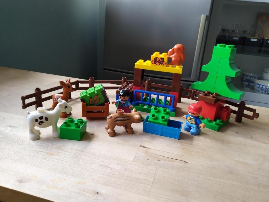 DUPLO set " de dieren in het bos", Kinderen en Baby's, Speelgoed | Duplo en Lego, Overige thema's, Ophalen of Verzenden, Zo goed als nieuw