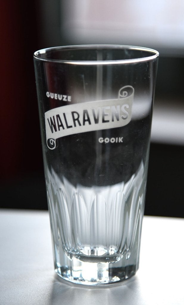 Zeldzaam Vintage Geuzeglas – Walravens Gooik (Topstaat!), Ophalen