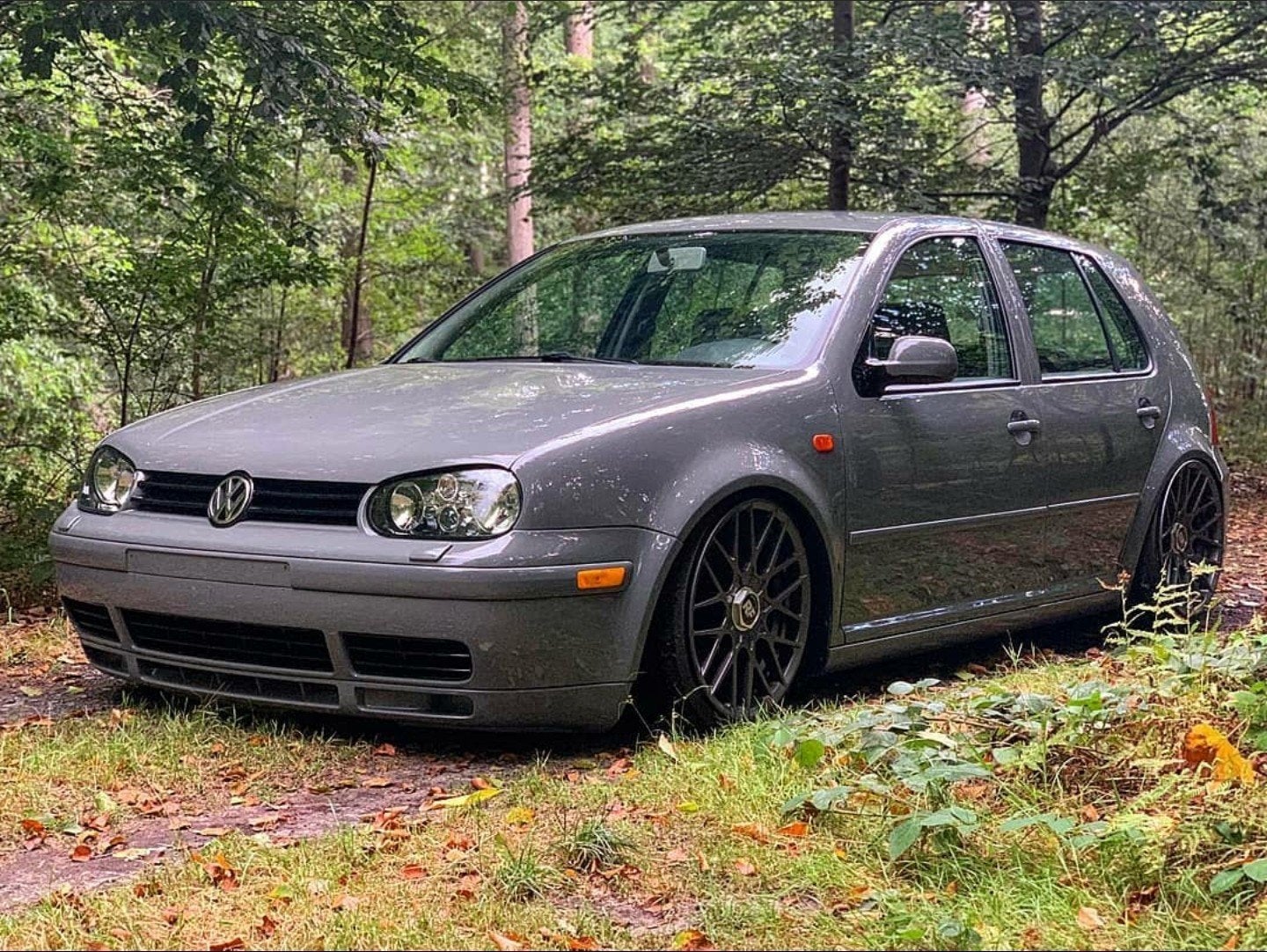 VW Golf 4 Nardo, Zwart, Te koop, Handgeschakeld, Diesel