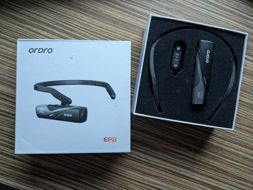 ORDRO EP8 headcam Nieuw in Doos 4K head mounted vlog camera, Verzenden, Nieuw