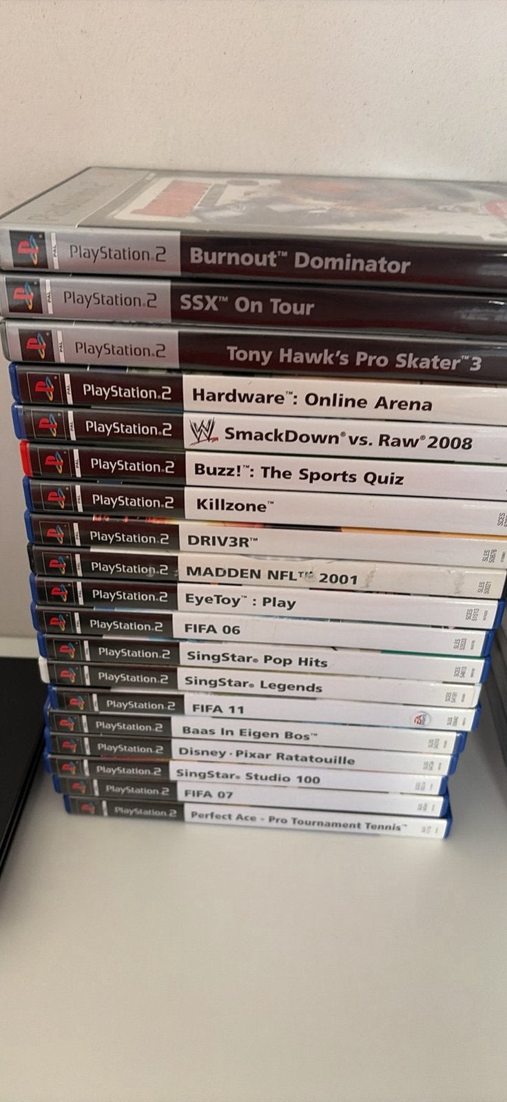 Console Slim PS2 et 19 jeux, Enlèvement ou Envoi, 1 joueur, Comme neuf, Autres genres