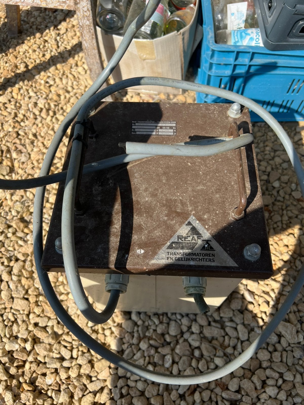 Transformator, Doe-het-zelf en Bouw, Elektriciteit en Kabels, Ophalen, Zo goed als nieuw