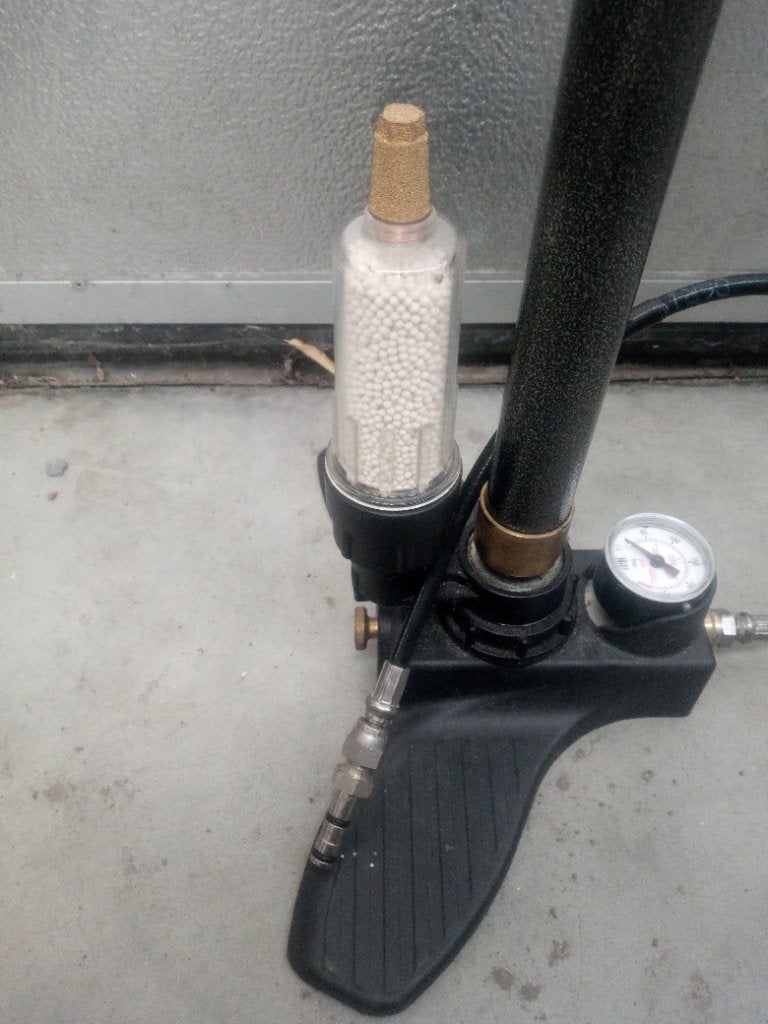 Hogedruk handpomp schietsport, Ophalen, Nieuw