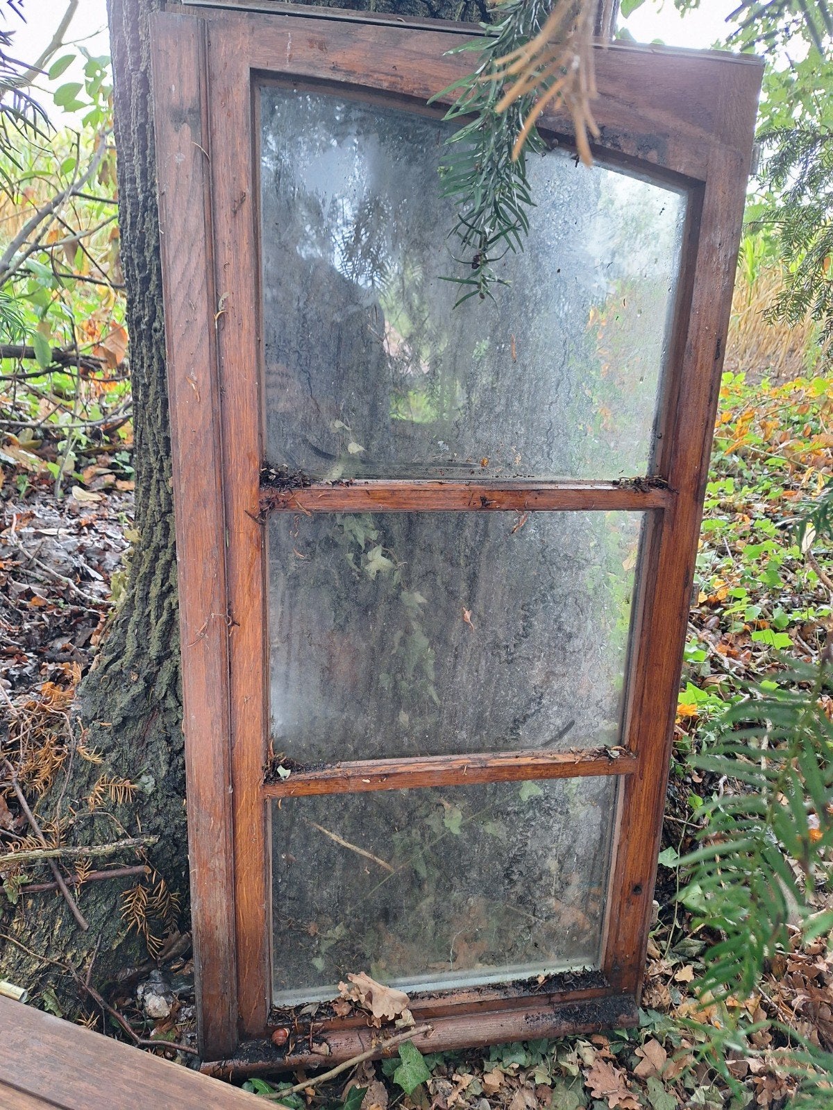 houten raam, Ophalen