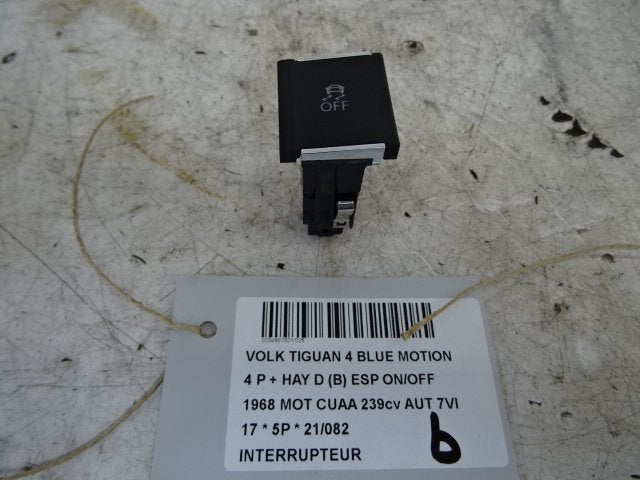 COMMUTATEUR Volkswagen Tiguan (AD1) (5NB927137A), Utilisé, Volkswagen