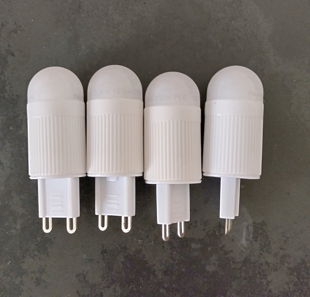 4 ampoules G9 LED neuves, Neuf, Blanc neutre, Enlèvement ou Envoi, 10 à 30 watts