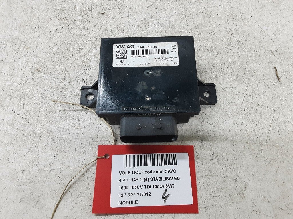 UNITE ELECTRONIQUE Volkswagen Golf VI (5K1) (3AA919041), Volkswagen, Mevr. I. Hauben, Utilisé, Rue de l'Espoir 34 34
4030  GRIVEGNÉE, BE
