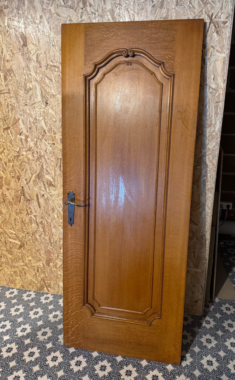 Volhouten binnendeur, Doe-het-zelf en Bouw, Ophalen, Zo goed als nieuw, Binnendeur