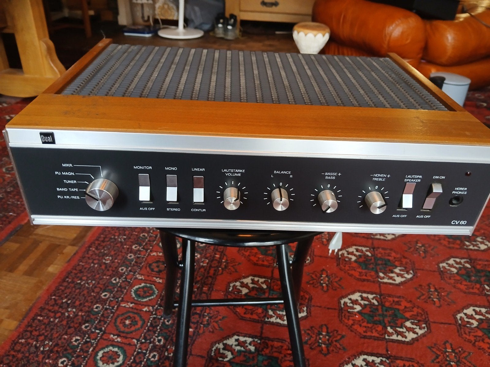 Amplificateur stéréo Dual CV 60 – Vintage Allemand 1972-1974, Volume