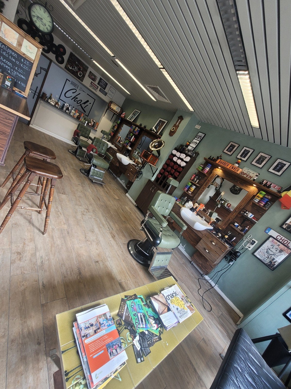 materiaal voor barbershop