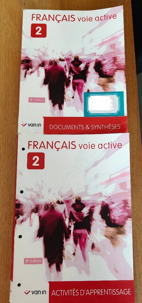 Français Voie active, Livres, Livres scolaires, Van in, Français, Comme neuf, Enlèvement