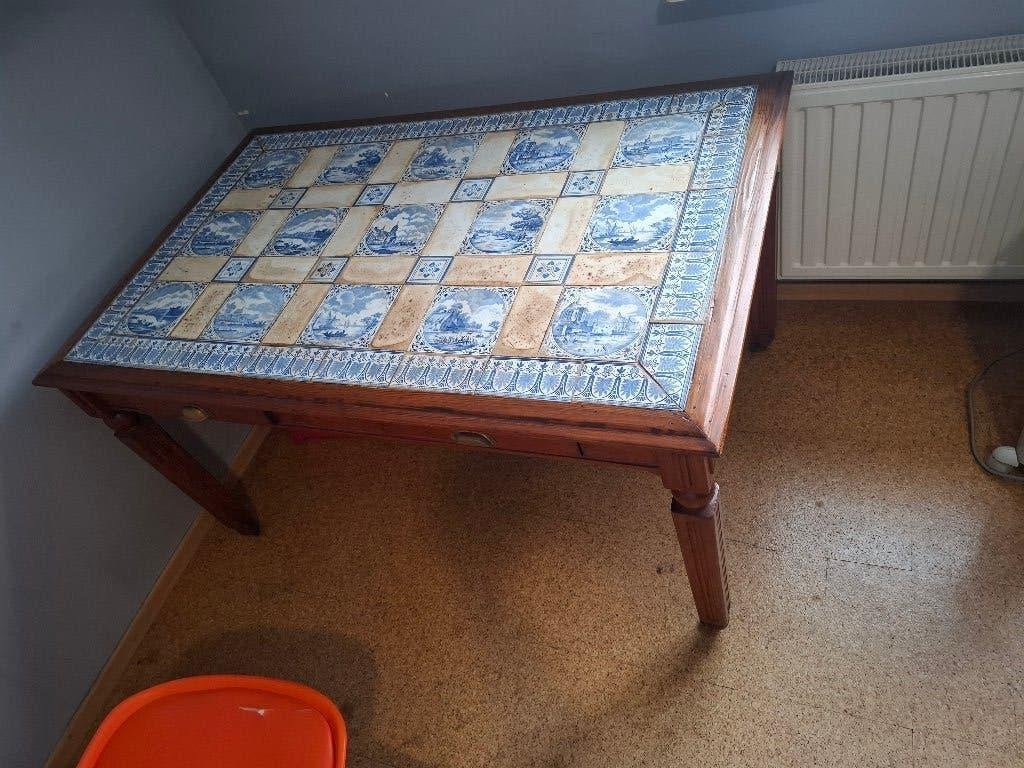 tafel, Huis en Inrichting, Ophalen, Gebruikt, 100 tot 150 cm, 50 tot 100 cm