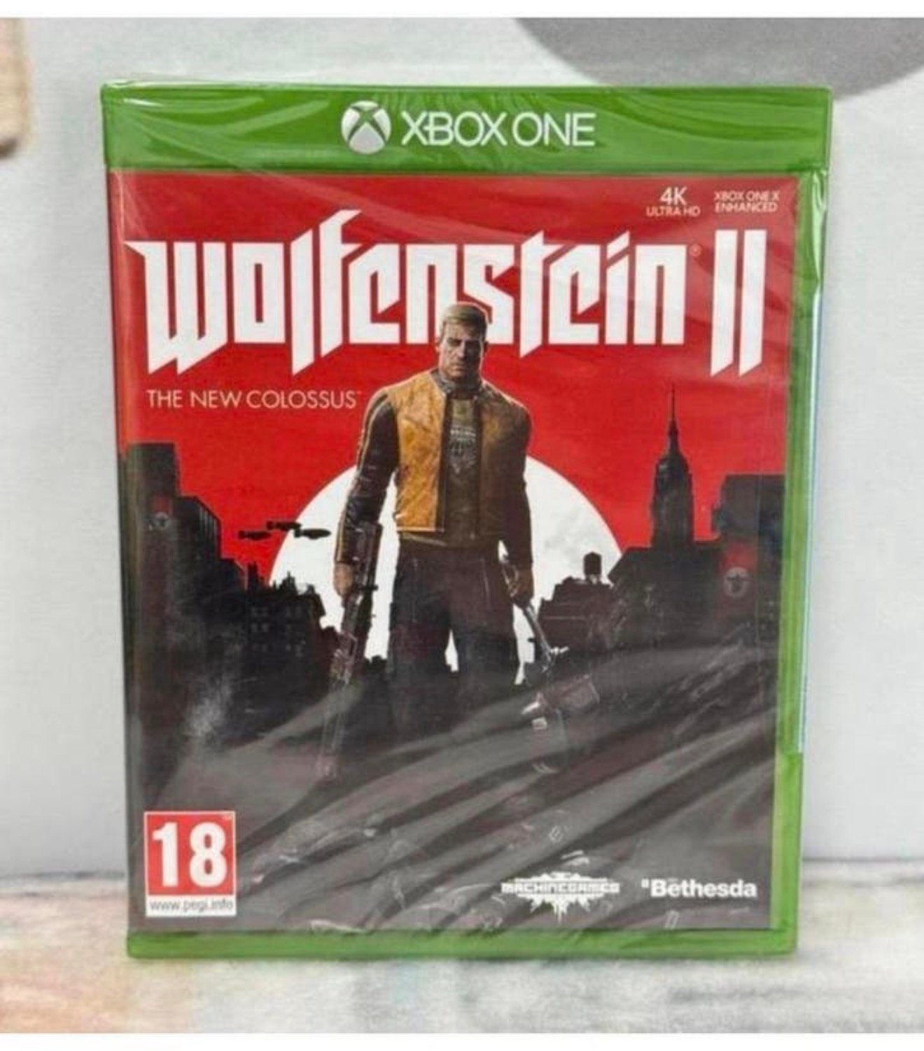 Wolfenstein II The New Colossus - Xbox One SEALED Nieuw !, Games en Spelcomputers, Games | Xbox One, Vanaf 18 jaar, Shooter, 1 speler