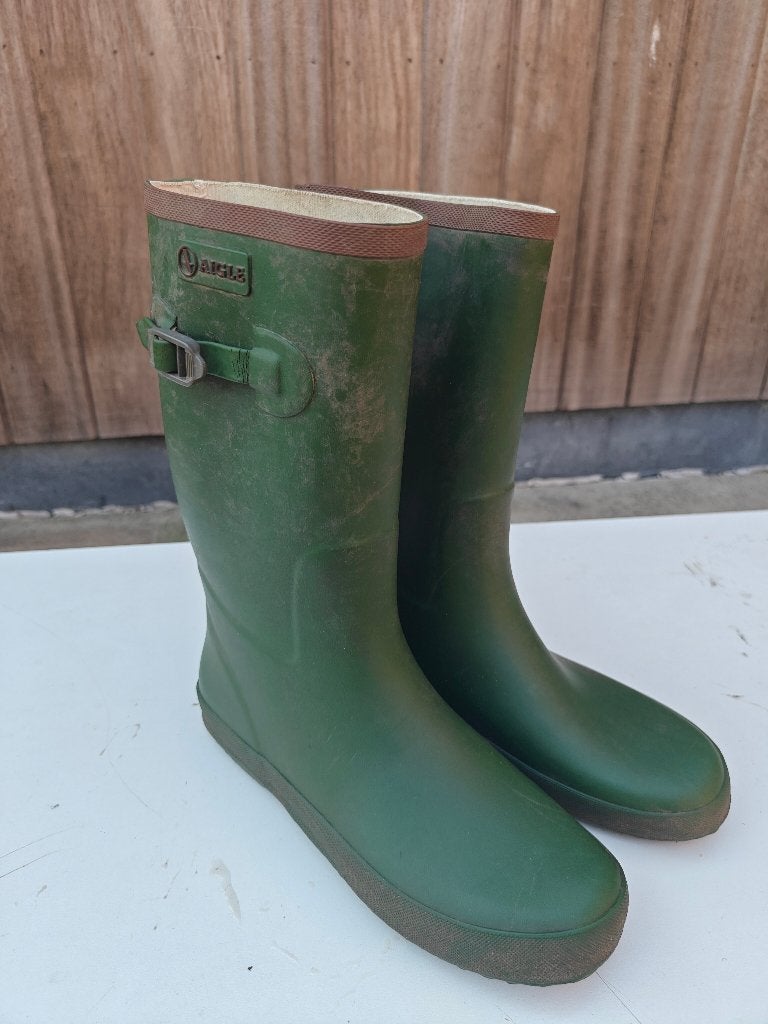 Aigle regenlaarzen maat 35, Enlèvement, Utilisé