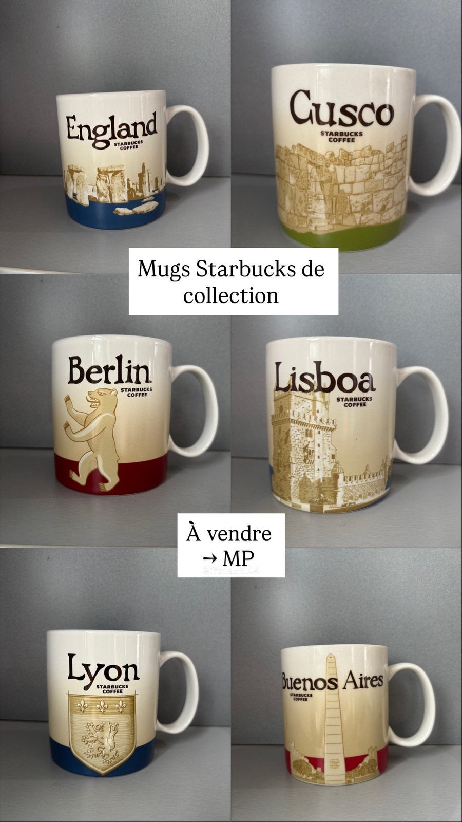 Tasses Starbucks éditions limitées, Maison & Meubles, Enlèvement, Comme neuf, Starbucks