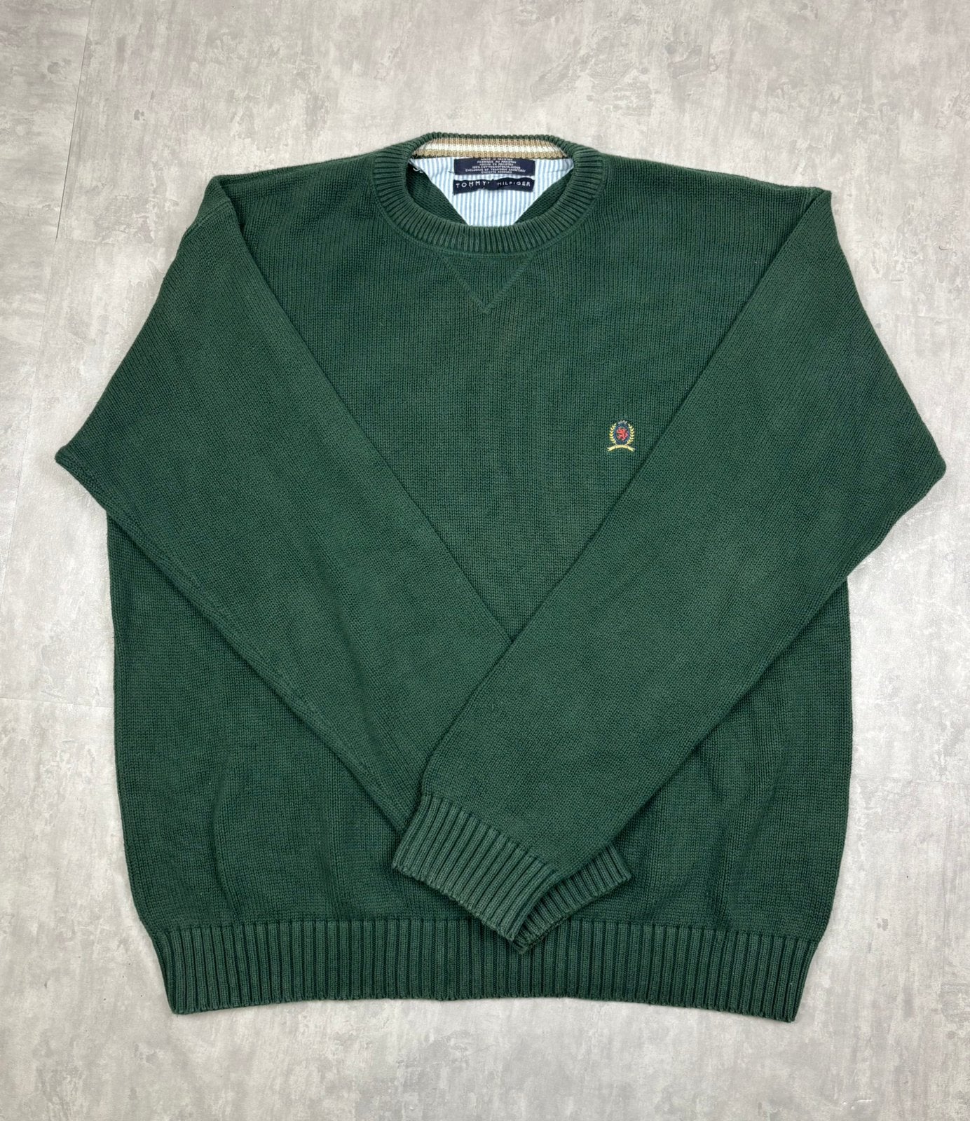 Pull Tommy Hilfiger, Ophalen of Verzenden, Gedragen, Overige maten, Groen