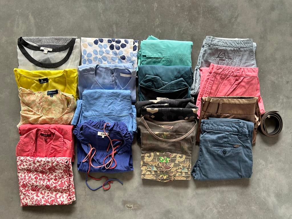 LOT merkkleding (18 stuks) dames maat M - 38, Kleding | Dames, Ophalen of Verzenden, Zo goed als nieuw, Maat 38/40 (M)