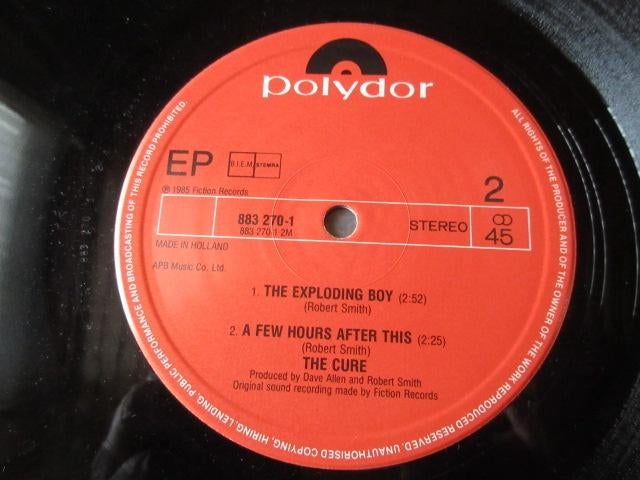 2x LP The Cure Mint - comme neufs sans pochettes 1984 & 1985, Enlèvement ou Envoi, Comme neuf, 12 pouces, R&B et Soul