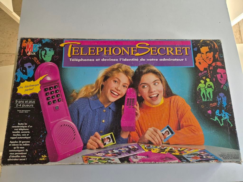 Le jeu de société secret MB Téléphone est terminé, Enlèvement ou Envoi