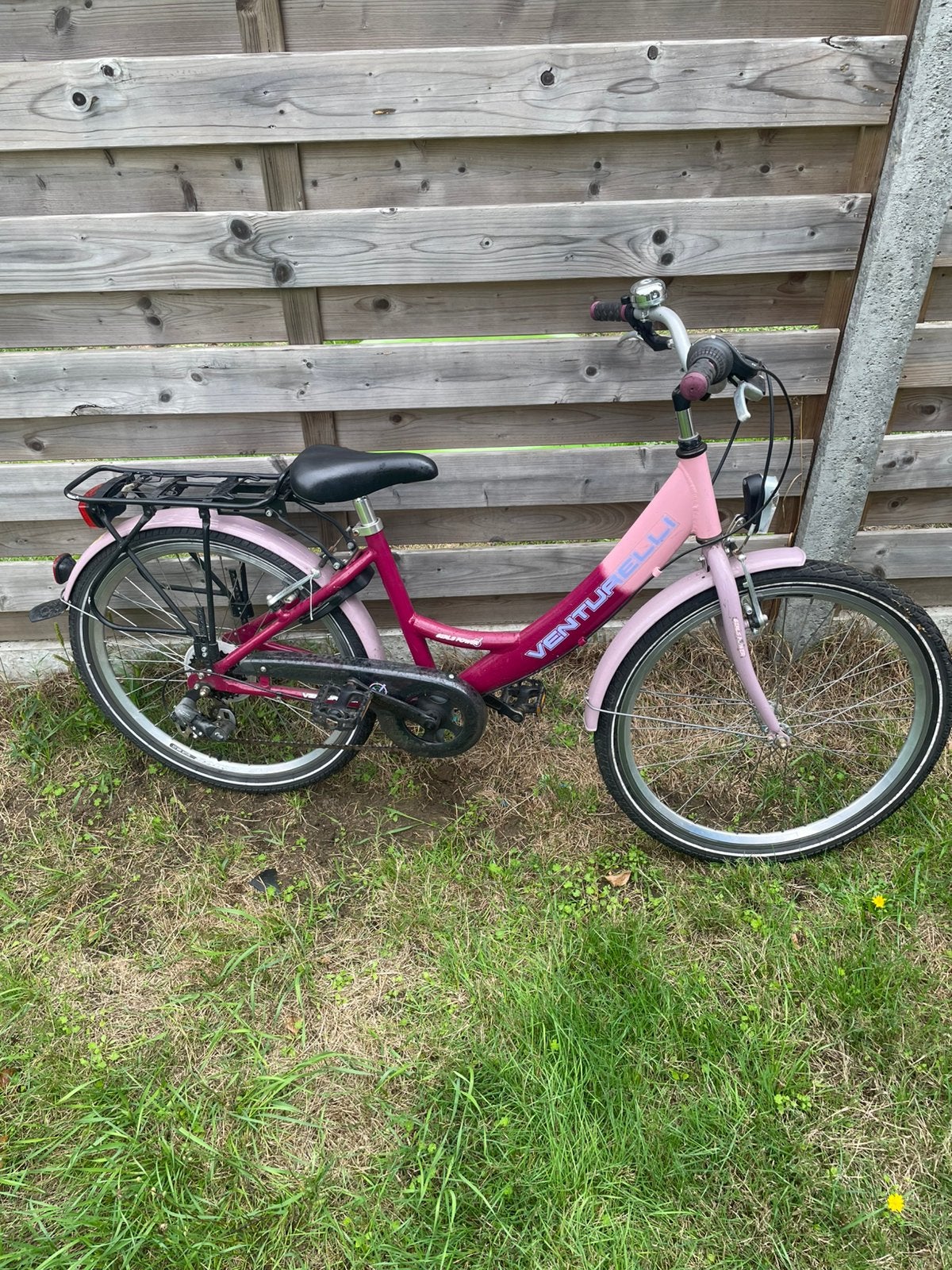 Meisjesfiets 24 inch Venturelli, Ophalen, 24 inch, Velgrem, Versnellingen