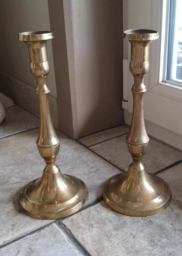 Vintage kandelaar, Ophalen, Koper of Brons
