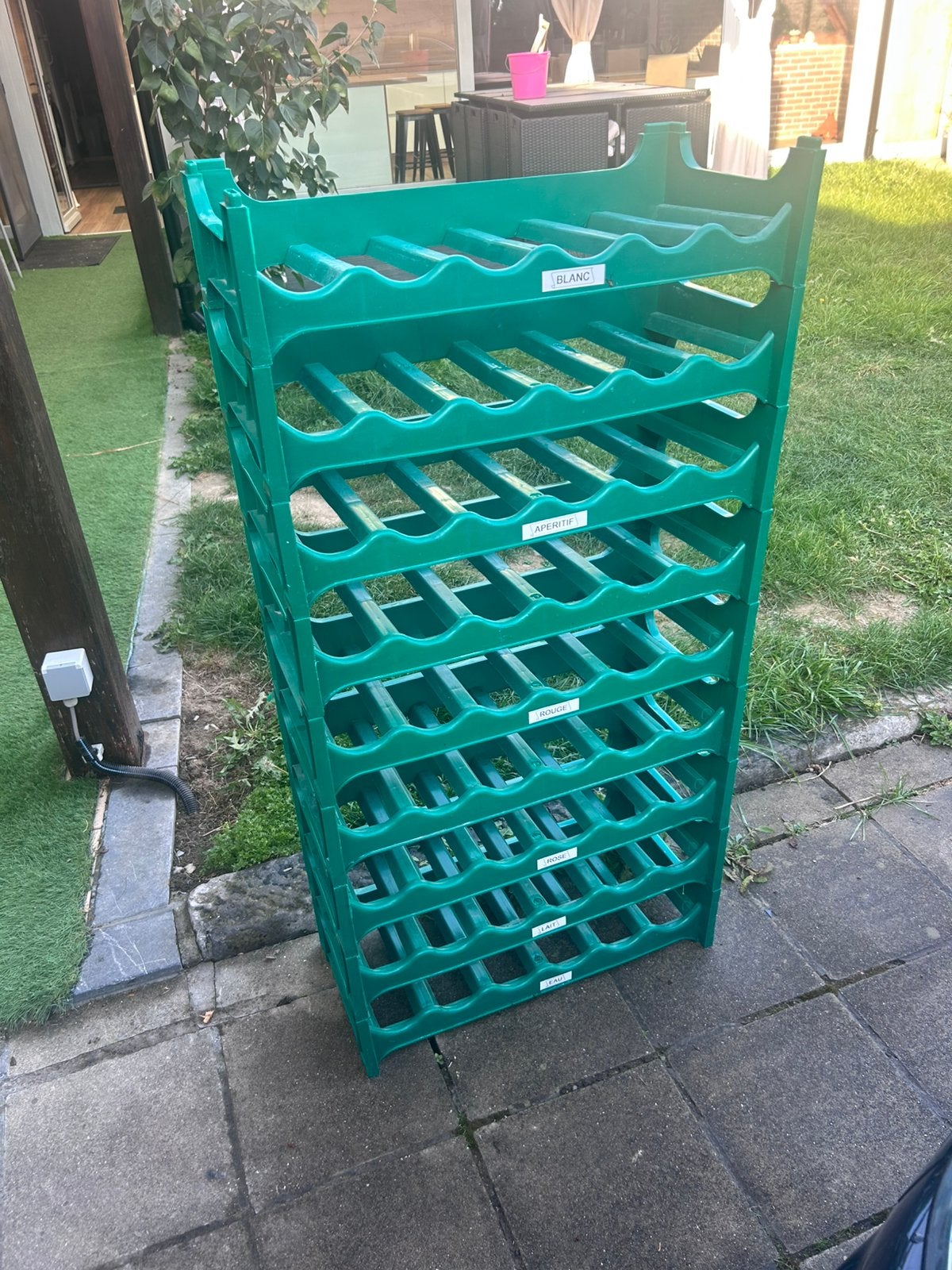 Range bouteilles, Maison & Meubles, Enlèvement, Utilisé