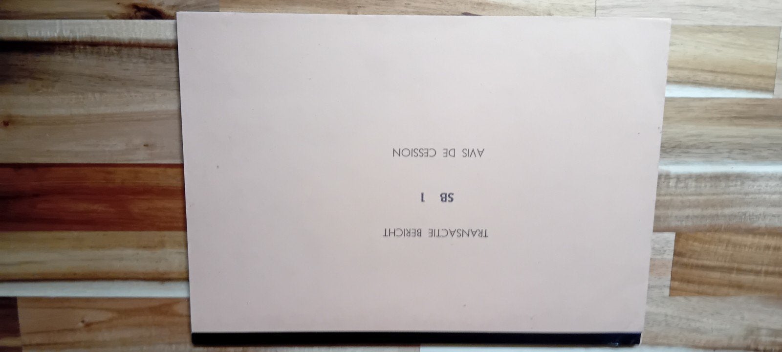 Rijkswacht, boek "transactie bericht" SB 1, Verzamelen, Ophalen, Rijkswacht, Boek of Tijdschrift