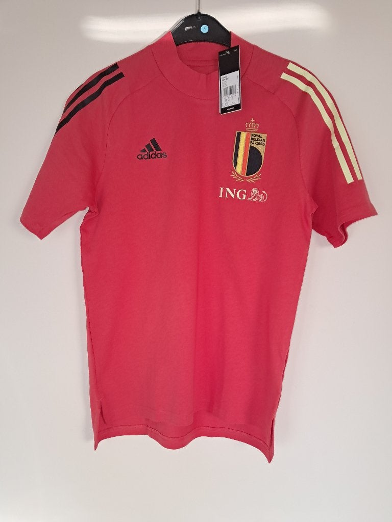 T-shirt Adidas Rode Duivels - met kaartje, Sport en Fitness, Voetbal, Maat S, Ophalen of Verzenden, Nieuw, Shirt