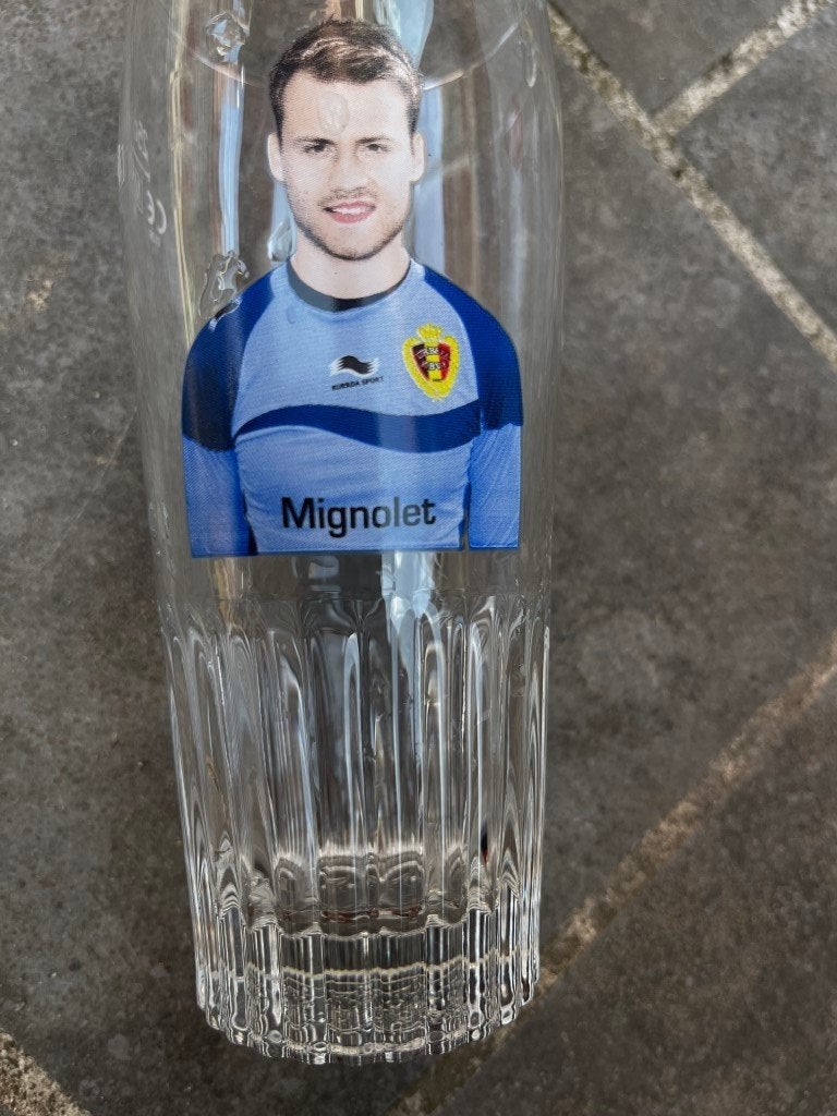 Jupiler glas Rode Duivel Mignolet, Verzamelen, Ophalen of Verzenden