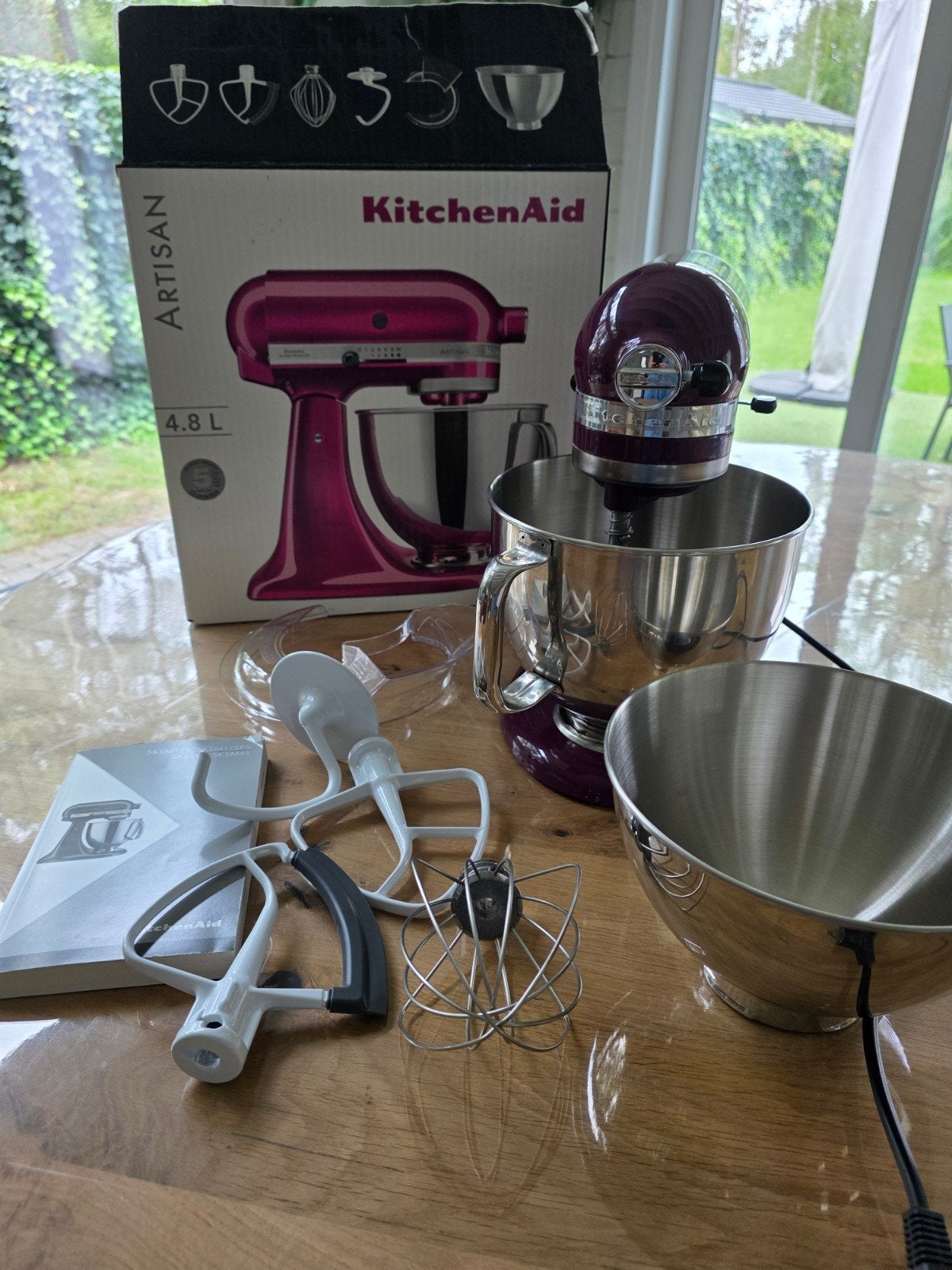 KitchenAid Artisan, Elektronische apparatuur, 4 liter of meer, Ophalen, Zo goed als nieuw, Vaatwasserbestendig