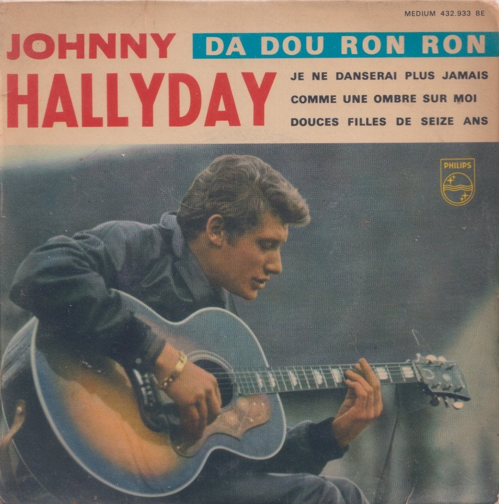Johnny Hallyday – Da Dou Ron Ron / Comme une ombre sur moi, Enlèvement ou Envoi, 7 inch, Utilisé, EP