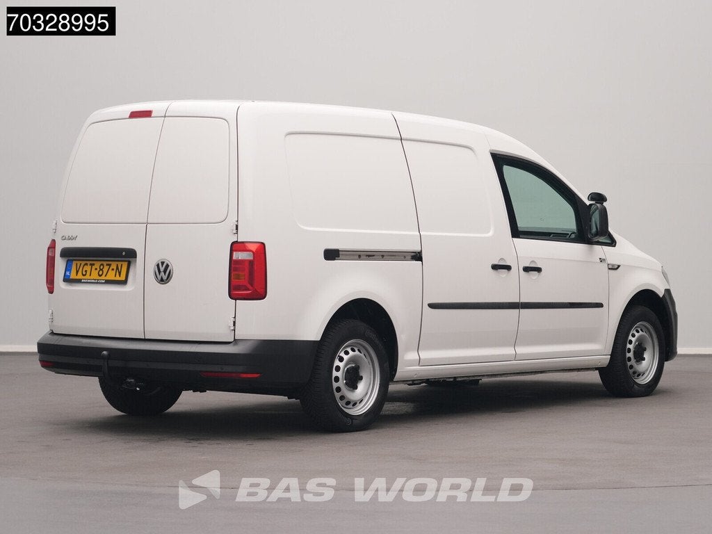 Volkswagen Caddy 102PK L2H1 Trekhaak LED Airco Cruise Werkpl, 75 kW, Stof, Gebruikt, Euro 6