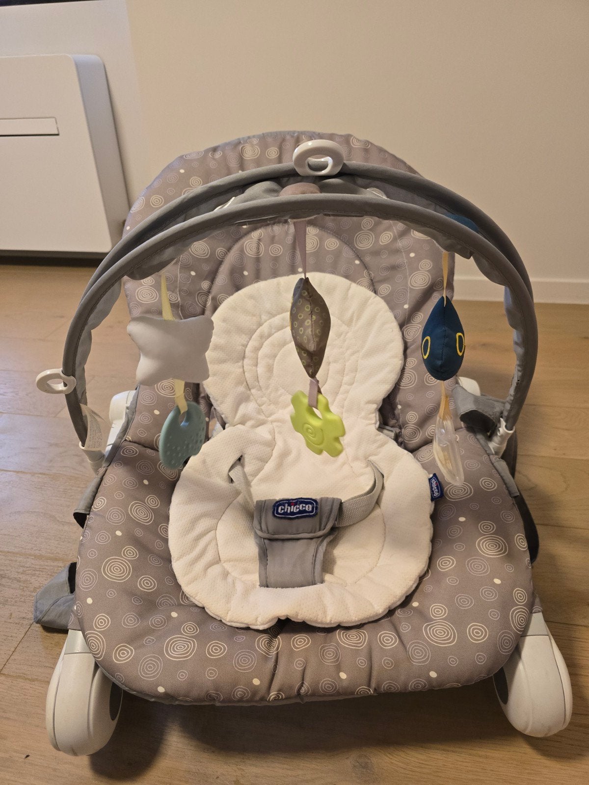 Chicco Baby Wipstoel Relax Grijs, Enfants & Bébés, Relax bébé, Enlèvement, Chaise rebondissante, Chicco, Réglable