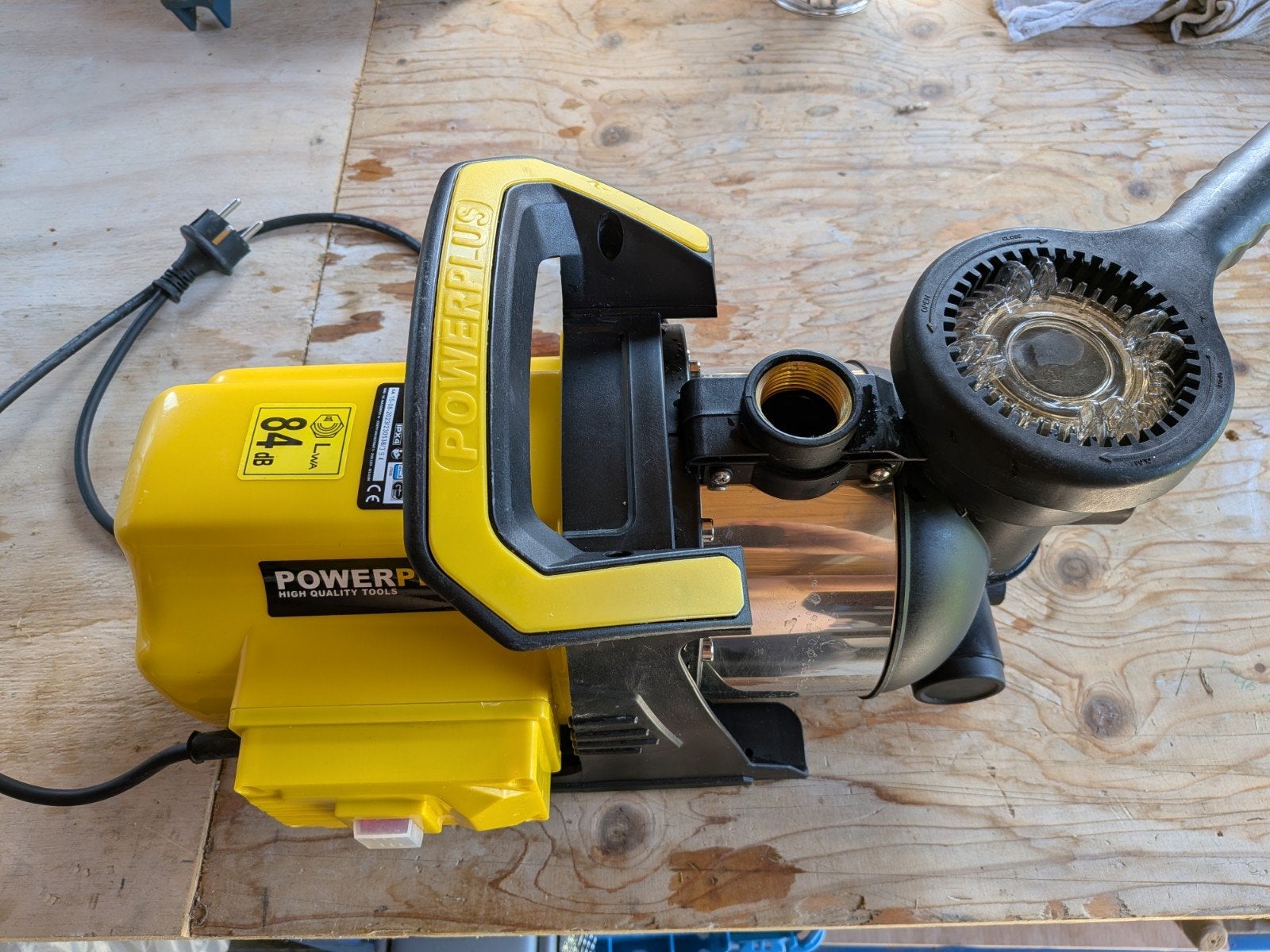 Powerplus POWXG9554 Automatische Hydrofoorpomp – 1000W, Ophalen, Hydrofoorpomp