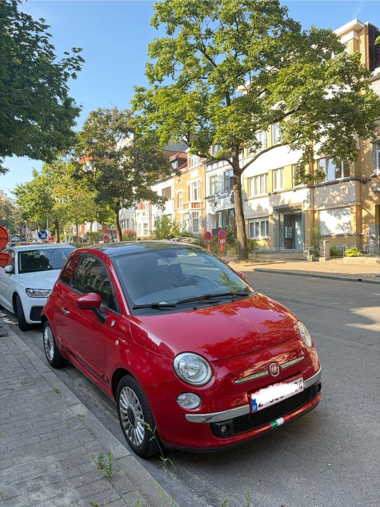 Fiat 500 Twin Air Lounge Rouge, Autos, Fiat, Euro 5, Boîte manuelle, Particulier, 95 g/km