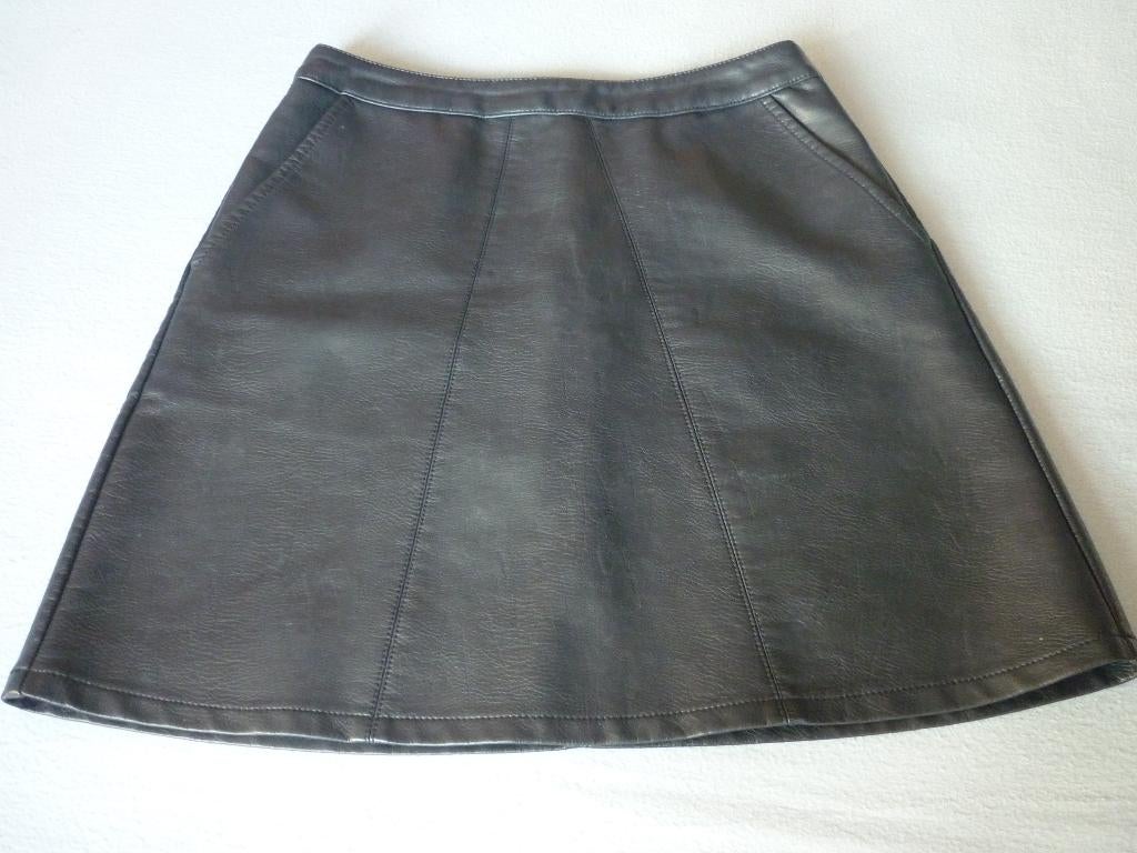Imitatie Lederen Rok America Today, Blauw, Nieuw, Ophalen of Verzenden, Maat 36 (S)