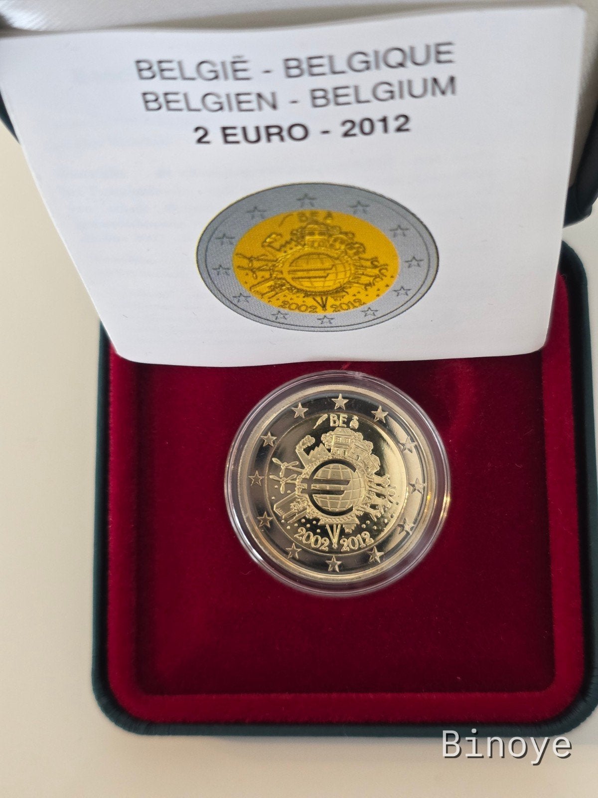 2€ Belgique 2012 Proof – 10 ans Euro – 7 000 ex., Timbres & Monnaies, Monnaies | Europe | Monnaies euro, Enlèvement ou Envoi, Belgique